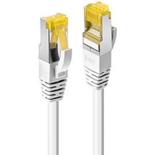 Lindy - Cavo patch - RJ-45 (M) a RJ-45 (M) - 15 m - SFTP, PiMF - CAT 7 (cavo) / CAT 6a (connettori) - senza alogeni, antiaggrovigliamento - bianco